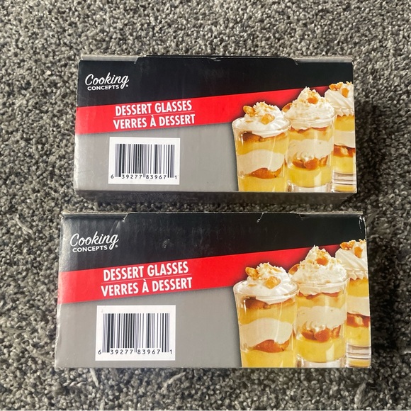 Cooking Concepts 1.5 oz Dessert Shot Glasses 2 Packs Total 6 Glasses New 2.75” - Picture 4 of 5